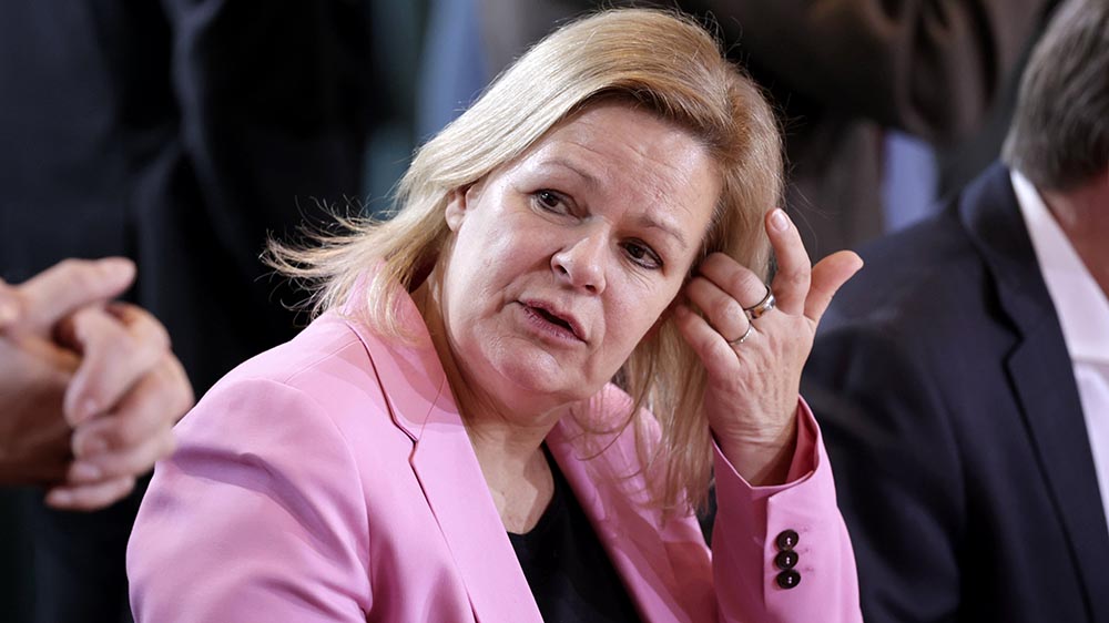 Innenministerin Nancy Faeser bittet zum Flüchtlingsgipfel