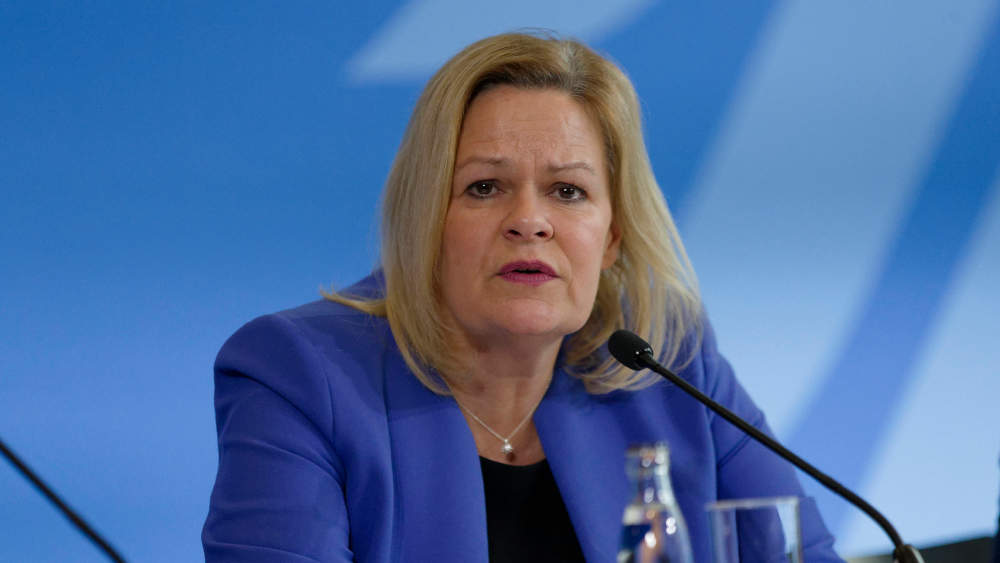 Bundesinnenministerin Nancy Faeser