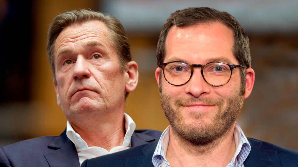  Springer-Vorstandschef Mathias Döpfner und der frühere Bild-Chefredakteur Julian Reichelt