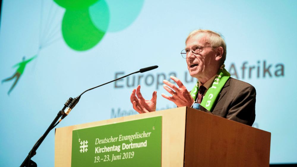 Beim evangelischen Kirchentag in Dortmund hielt Horst Köhler ein Referat zum Thema Europa und Afrika
