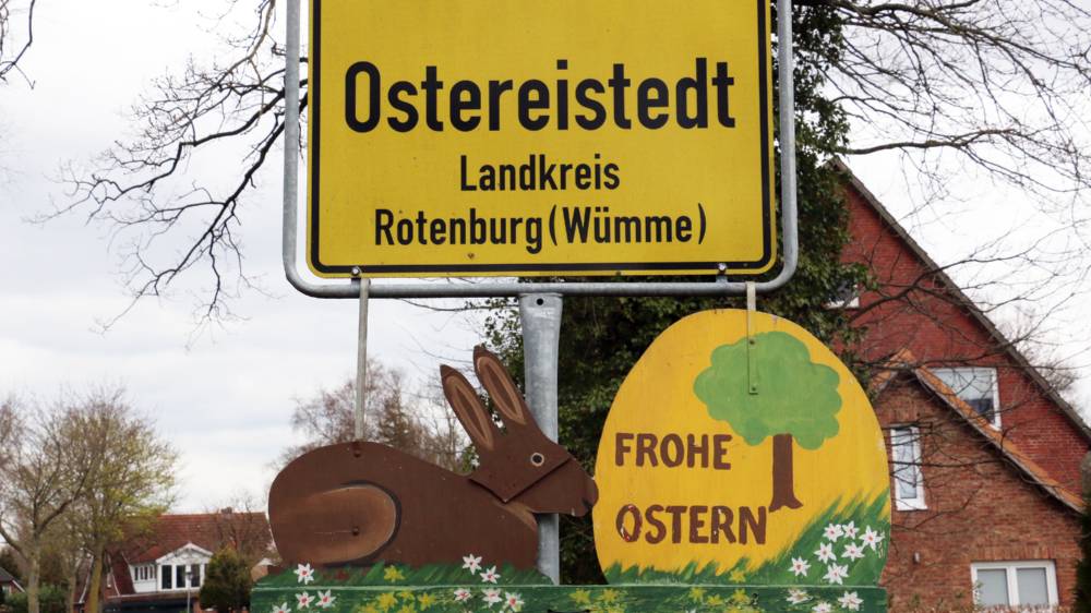 1982 richtete die Deutsche Post in Ostereinstedt Deutschlands damals einziges und bis heute größtes Osterpostamt ein 