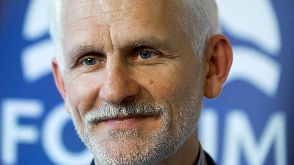 Der FriedensnobelpreisträgerAles Bjaljazki, hier im Oktober 2014, ist zu zehn Jahren Haft verurteilt worden