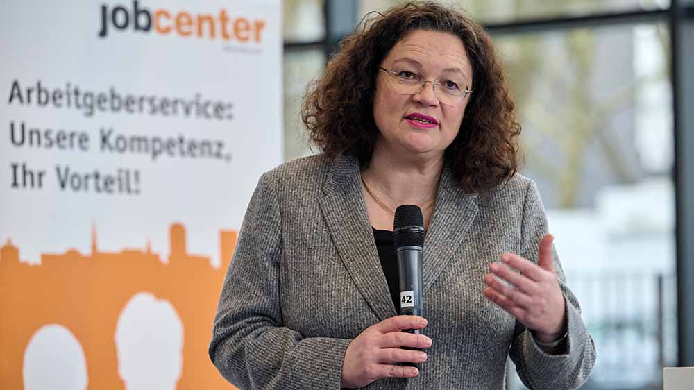 Andrea Nahles, Chefin der Bundesagentur für Arbeit, will Jugendlichen ohne Schulabschluss helfen