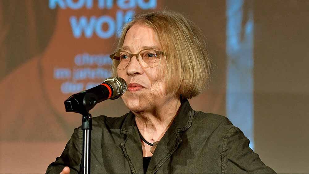 Antje Vollmer während einer Lesung im März 2020