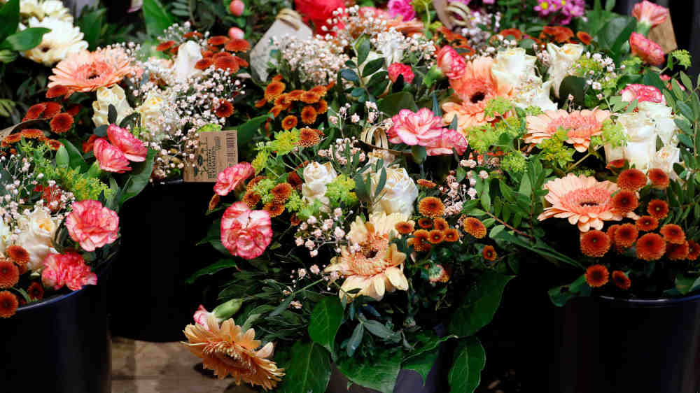 Auf Blumensträuße wollen vielen Menschen nicht verzichten