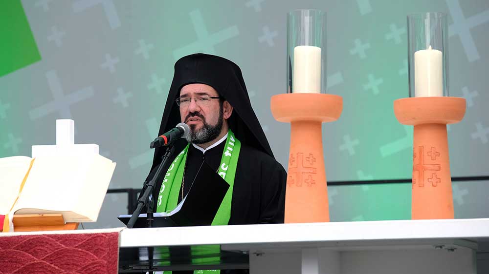 Für den der griechisch-orthodoxe Bischof Emmanuel Sfiatkos ist die ACK ein "Sprachrohr für verfolgte Geschwister auf der ganzen Welt" (Archiv)