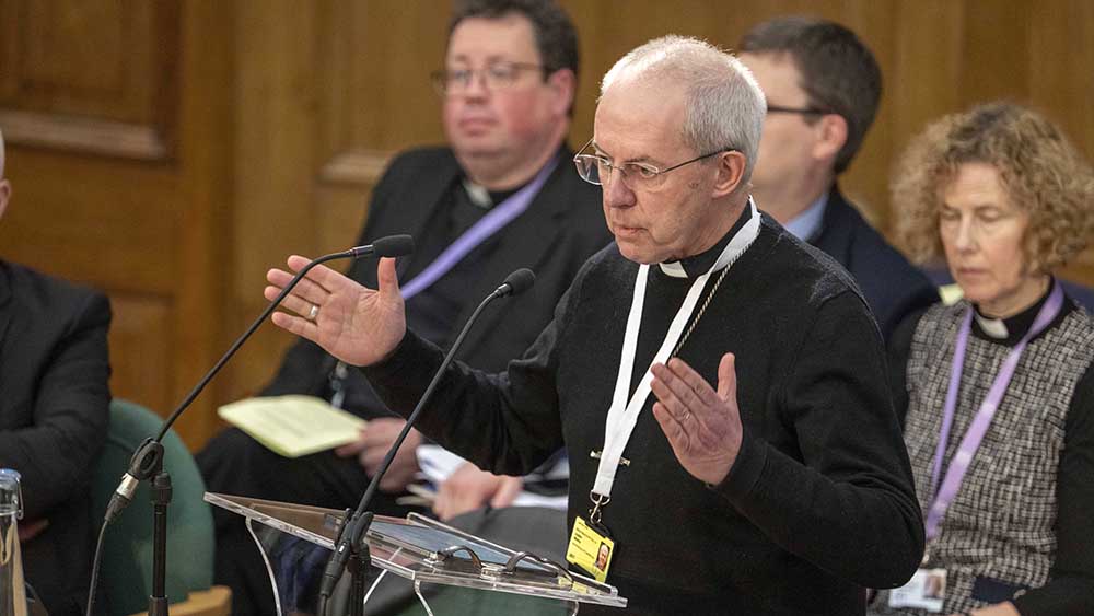 Justin Wilby, Erzbischof von Canterbury