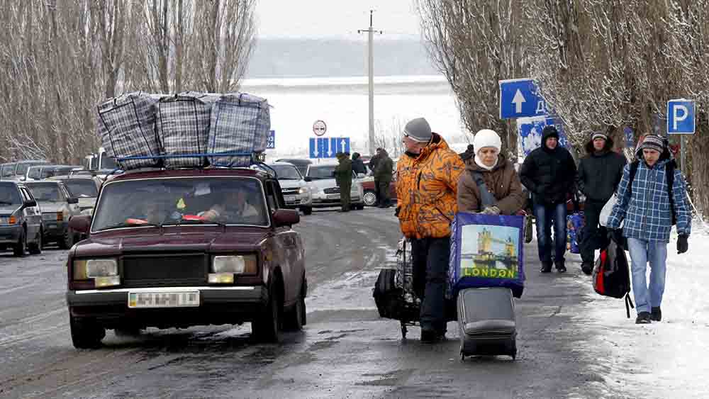 Aus allen Teilen der Ukraine sind die Menschen vor dem Krieg geflohen