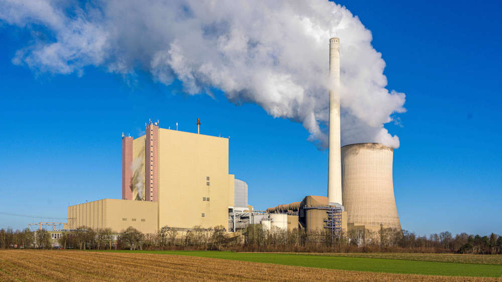 Das deutsche Kohlekraftwerk Heyden in Petershagen, Nordrhein Westfalen (Archivbild)