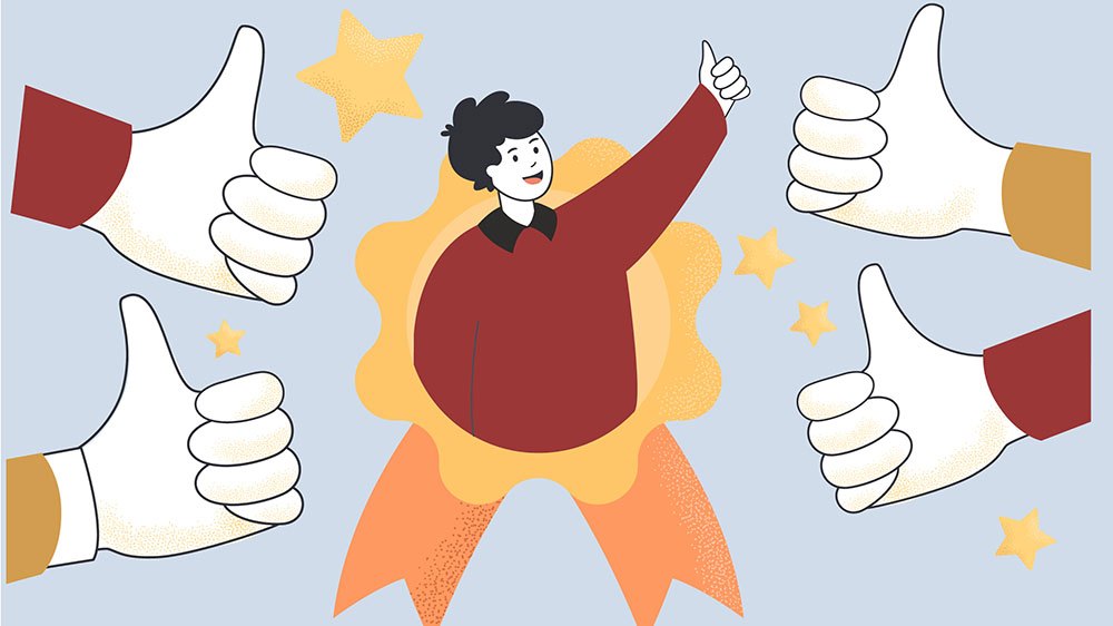 Lob und Komplimente machen uns stark - auch wenn wir uns mitunter schwer damit tun, sie anzunehmen.