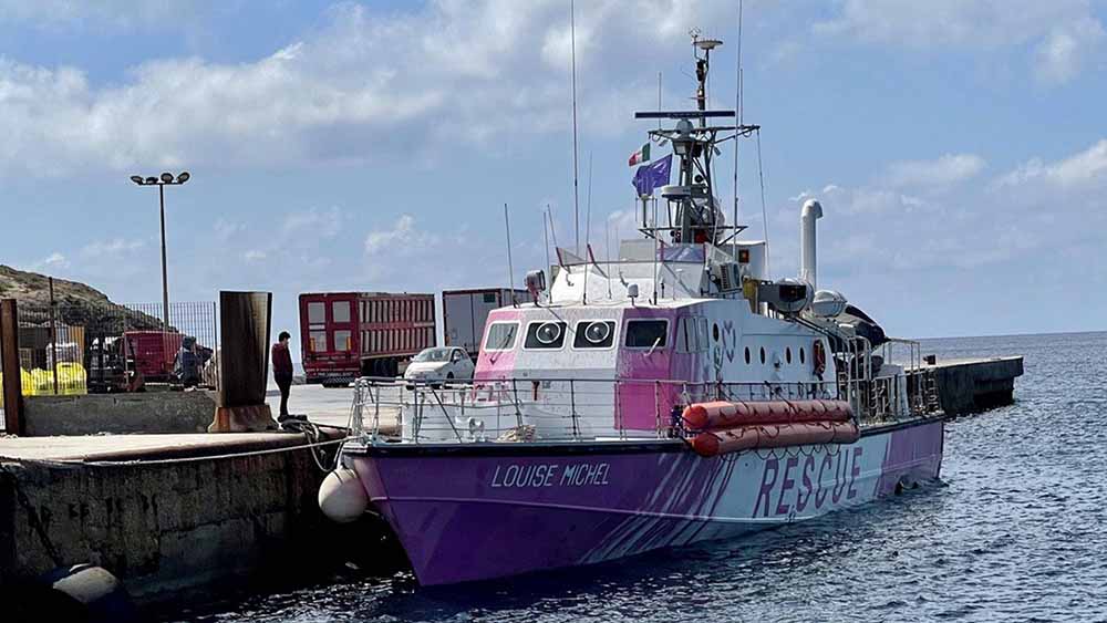 Die Louise Michel darf Lampedusa nicht verlassen