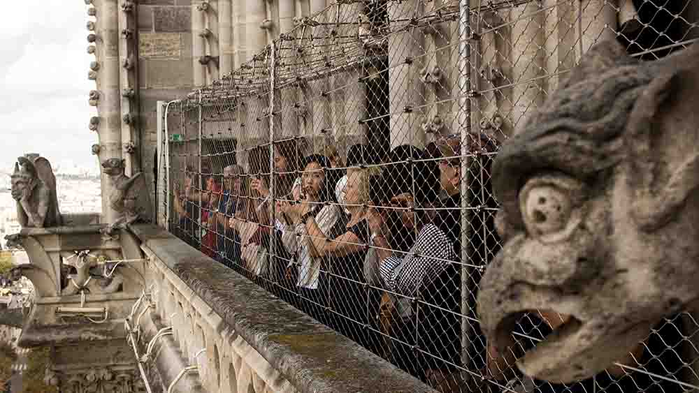 Vor dem Feuer besuchten bis zu 14 Millionen Menschen die Kathedrale