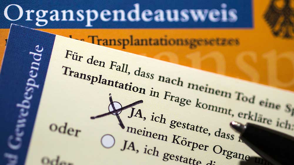 Fast fünf Millionen Menschen in Deutschland haben im vergangenen Jahr einen Organspendeausweis bestellt