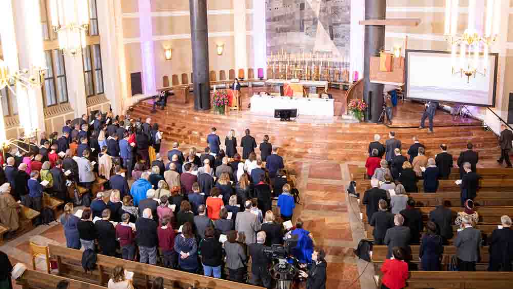 Die Synode tagt in der St. Markuskirche in München