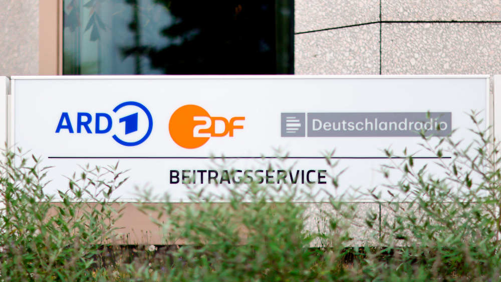 Schild von ARD und ZDF