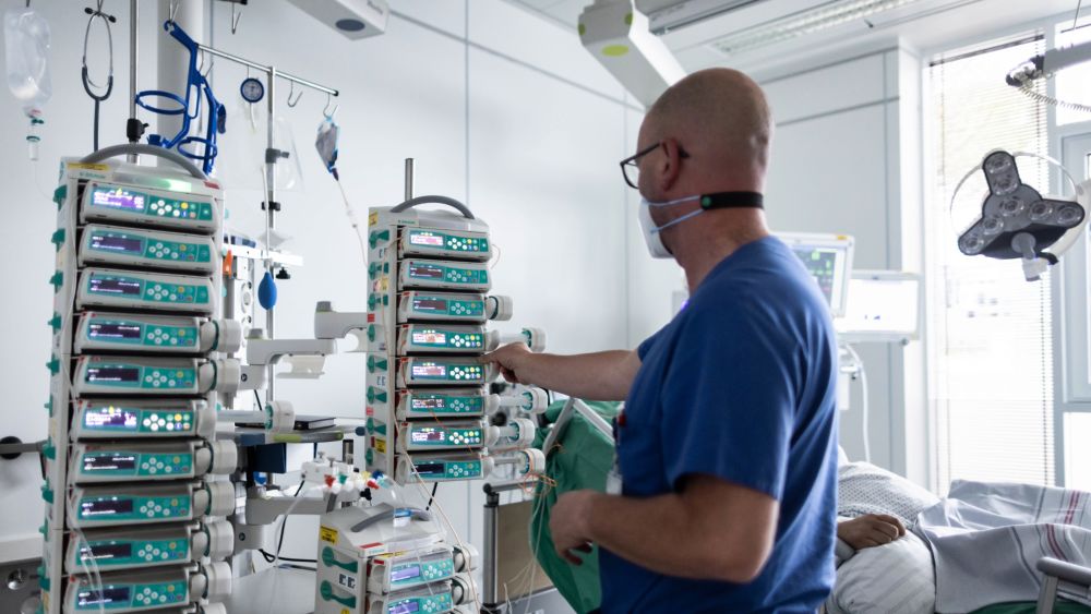 Corona-Intensivstation im Essener Uni-Klinikum