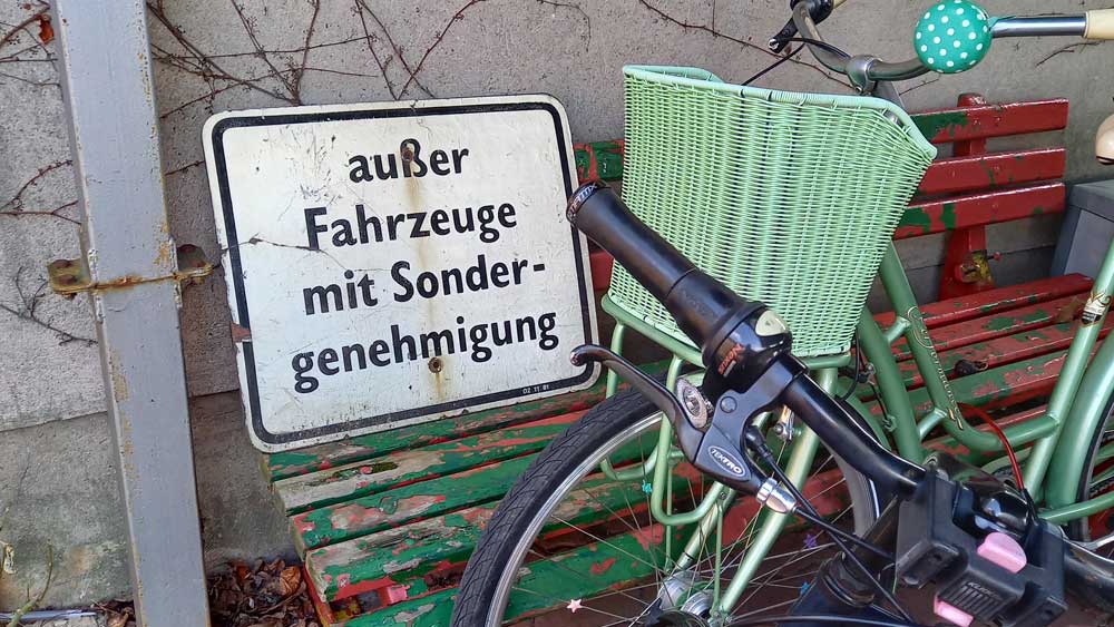 Rad mit Sondergenehmigung