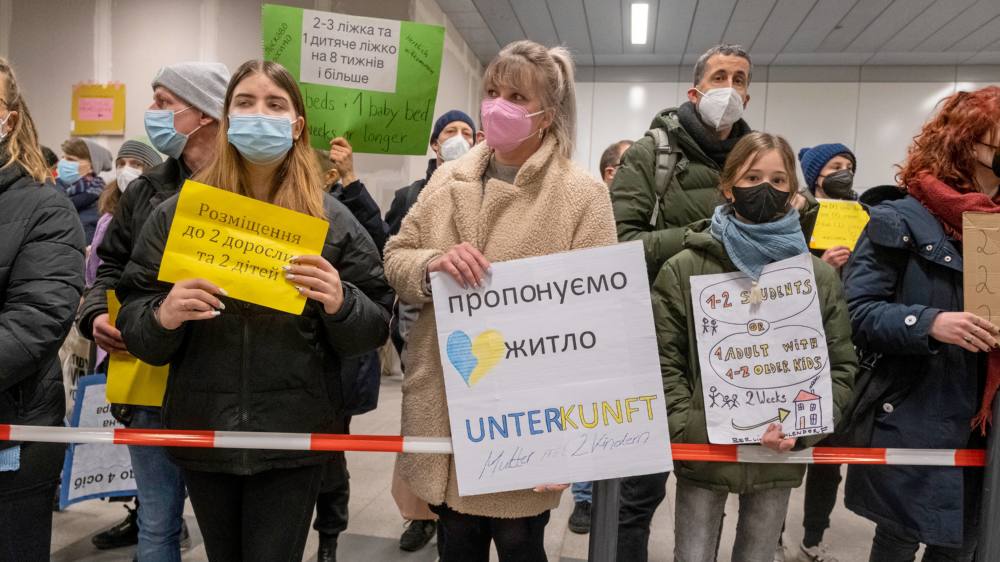Angebot privater Unterkünfte für am Berliner Hauptbahnhof ankommende ukrainische Geflüchtete (März 2022)