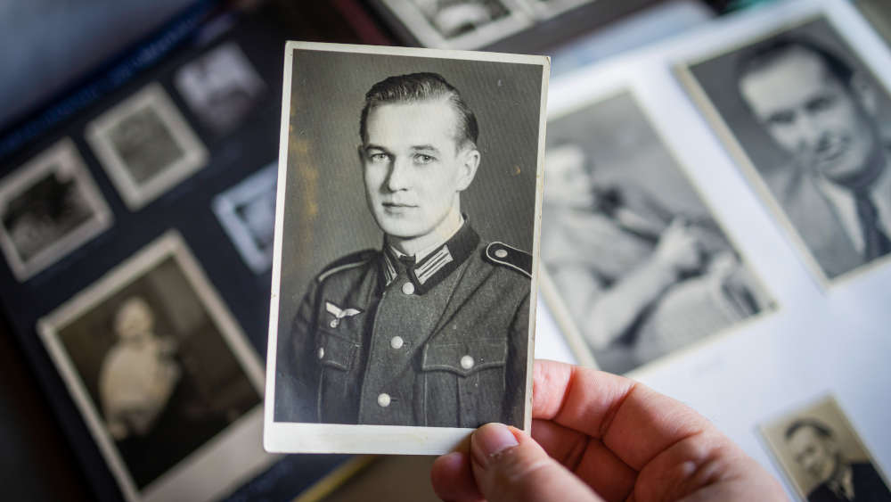 Soldatenfoto von Dietrich Heese, er diente im 2. Weltrkrieg an der Ostfront