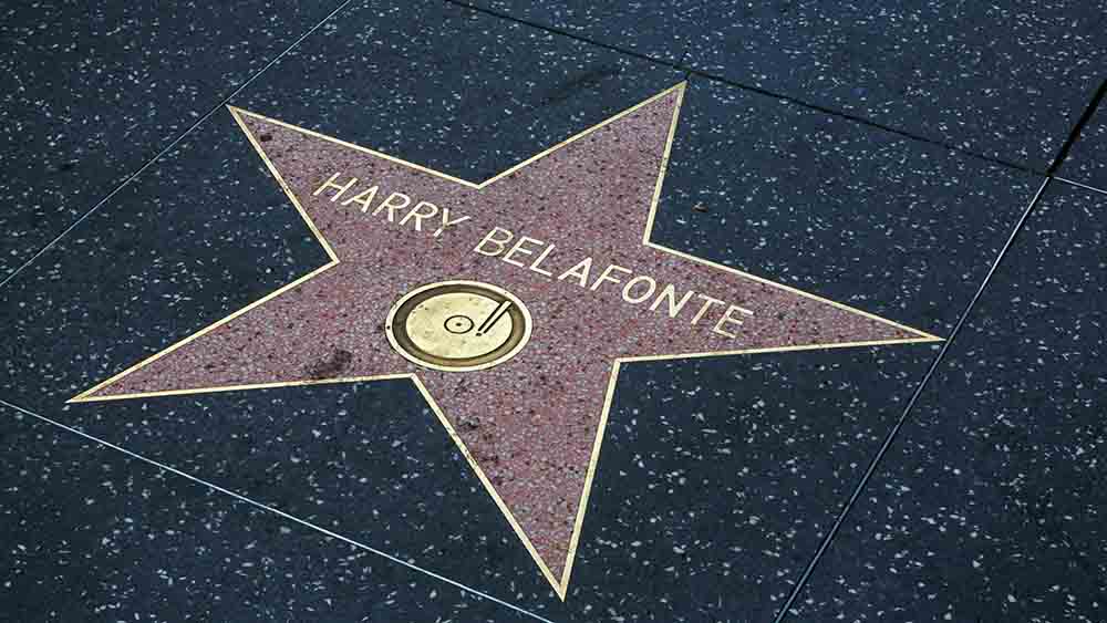Auf dem Walk of Fame in Hollywood hat Harry Belafonte einen eigenen Stern