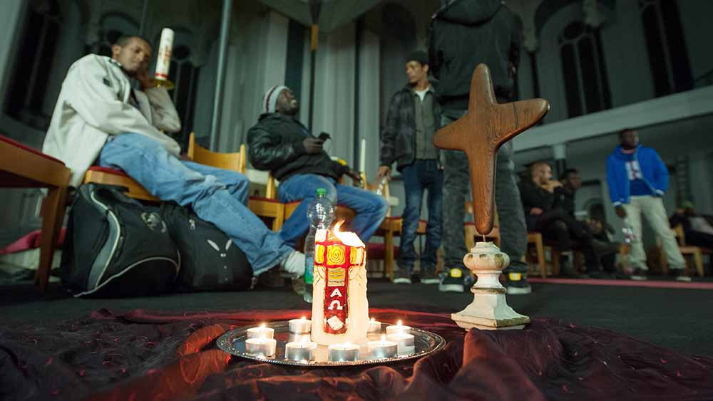 In Kirchen kommen Geflüchtete im Kirchenasyl unter