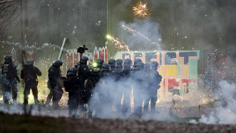 Im Januar räumte die Polizei das besetzte Camp in Lützerath