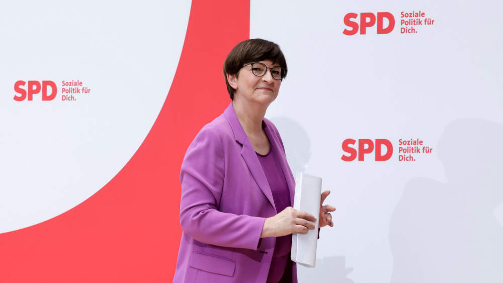 Auch die SPD-Vorsitzende Saskia Esken verteidigt die Erhöhung des Bürgergeldes