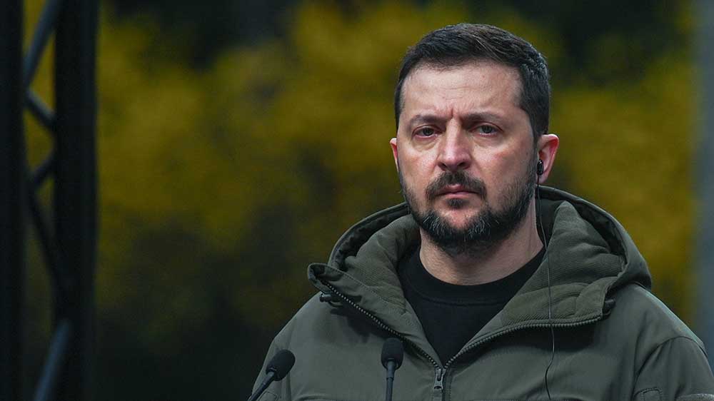 Der ukrainische Präsident Präsident Wolodymyr Selenskyj sprach in einer Osterbotschaft zu seinen Landsleuten (Archivbild)