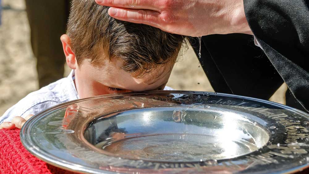 Symbolfoto: Die Taufe