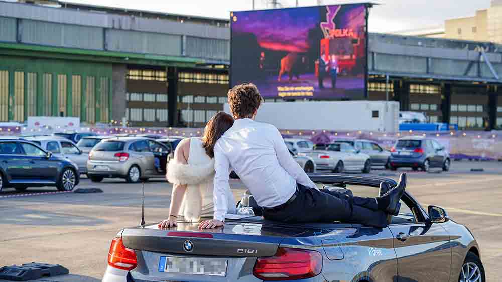 Während der Pandemie waren Autokinos wieder angesagt, wie hier im Juni 2021 in Berlin