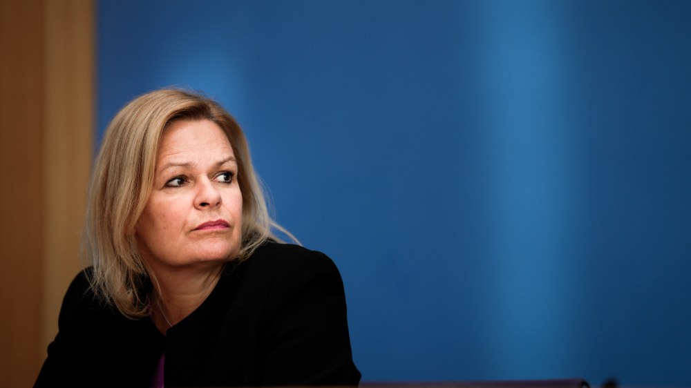 „Wir brauchen wieder mehr Freude am Diskurs“ - Nancy Faeser (SPD)