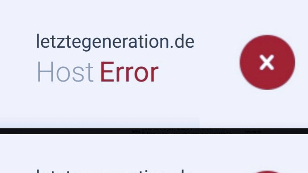 Die Staatsanwaltschaft München hat die Website der Letzten Generation abschalten lassen