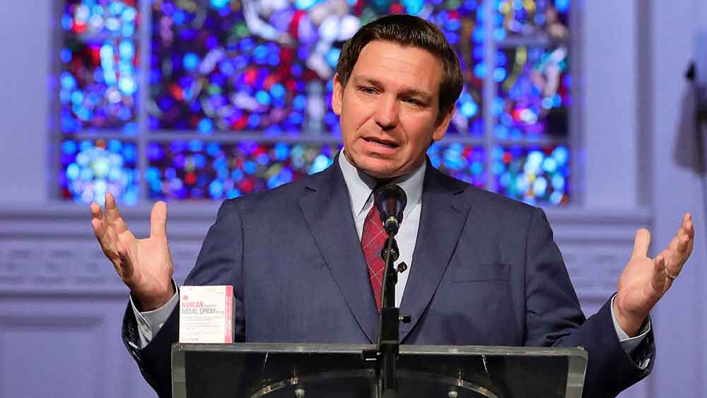 Ron DeSantis spricht im August 2019 in einer Kirche in Orlando