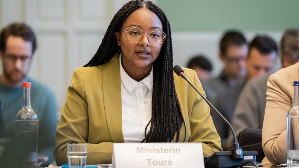 Aminata Touré, Sozialministerin in Schleswig-Holstein, ist die erste afrodeutsche Ministerin Deutschlands