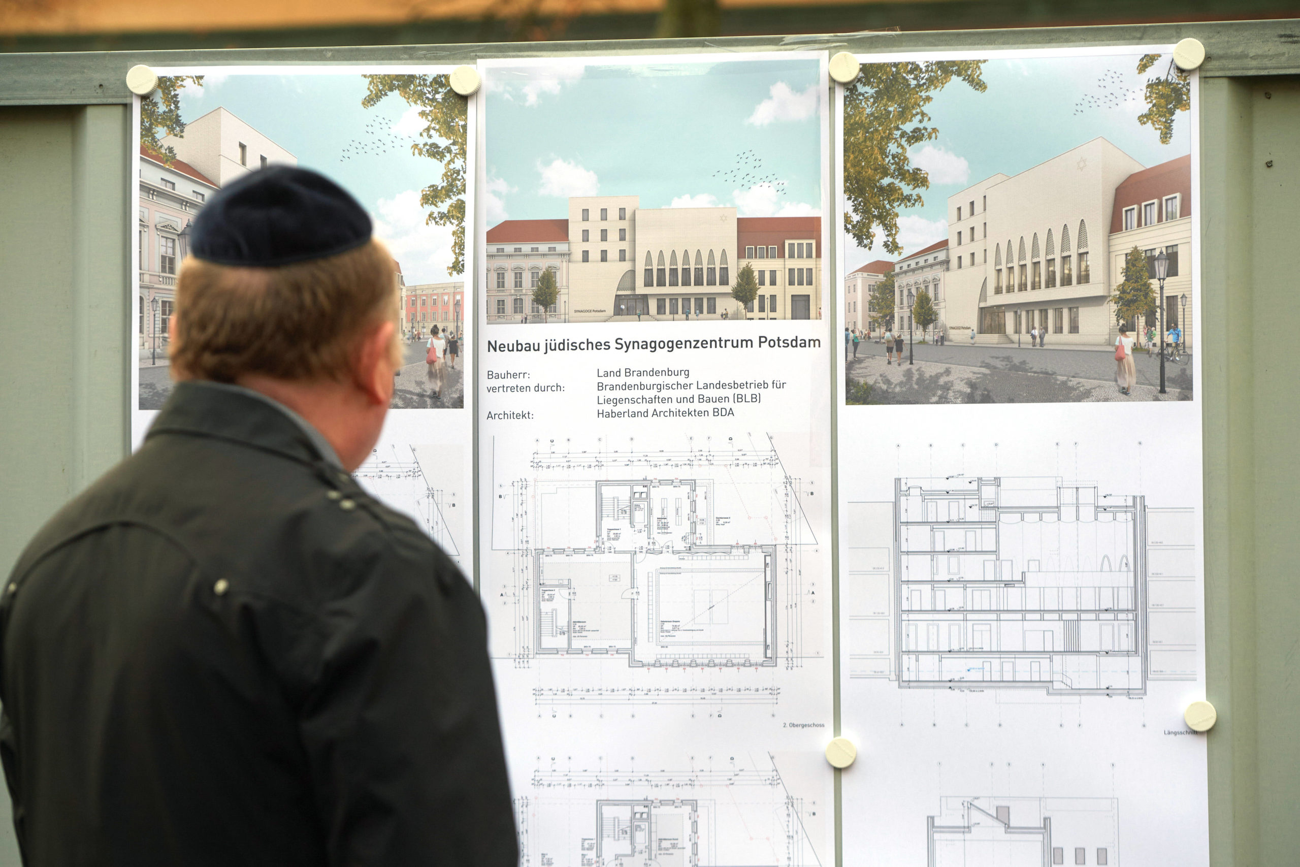 Grundriss für neue Synagoge in Potsdam 2021