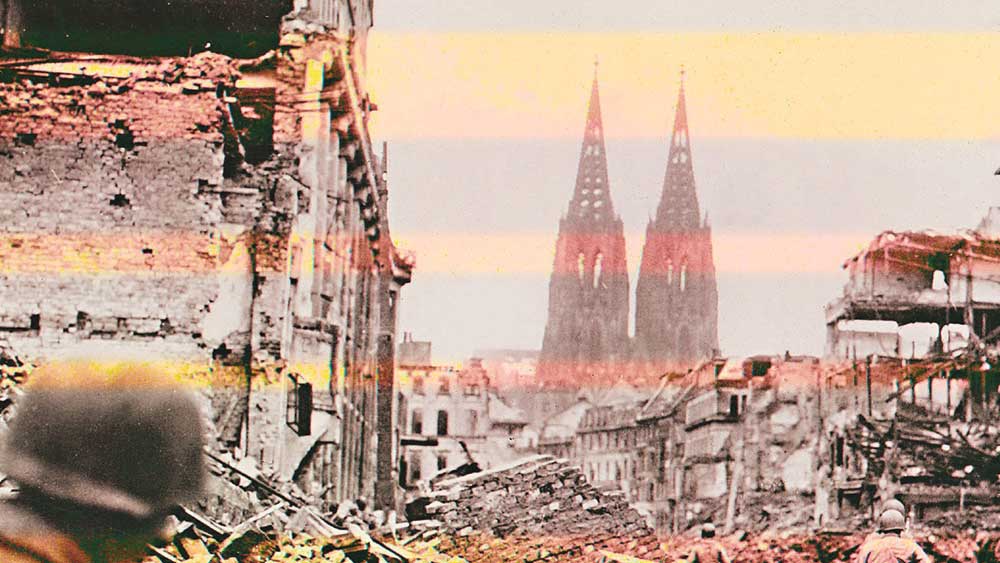 Ausschnitt aus dem Cover des Buches "Reise durch Ruinen. Reportagen aus Deutschland und Österreich 1945"