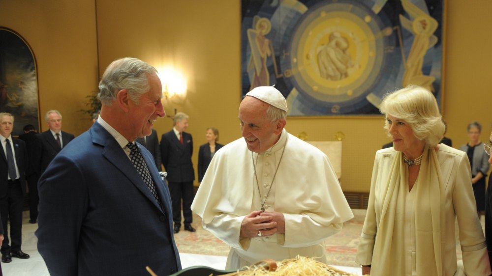 Prinz Charles und seine Frau Camilla bei einer Audienz mit Papst Francis (2017)