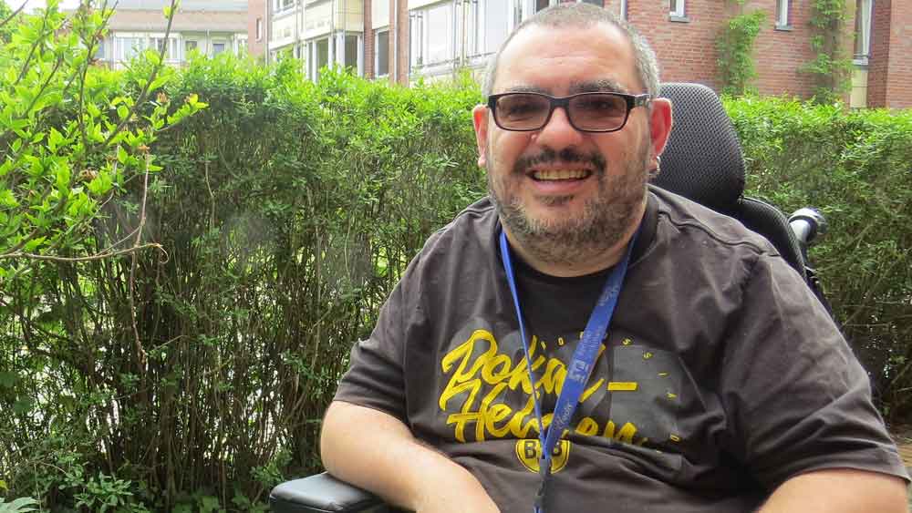 Alban Becic ist Fußballfan und Teilnehmer beim „Run of Spirit“