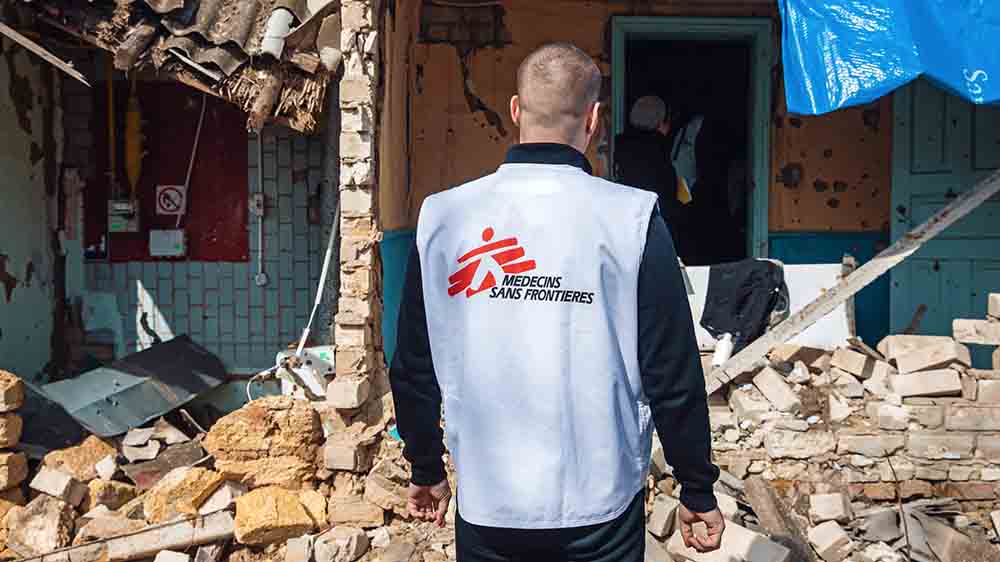 Gefährlicher Einsatz: Auch in der Ukraine hilft Ärzte ohne Grenzen