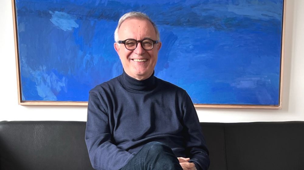 Er leitet die Delegation - DNK/LWB-Vorsitzender Frank Otfried July