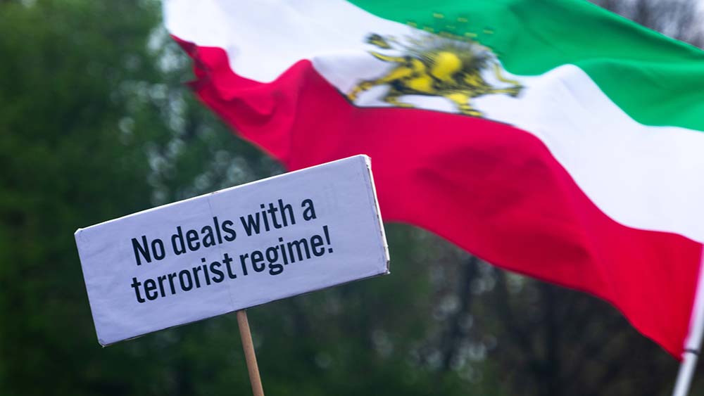 In vielen deutschen Städten, wie hier in Bonn, wird gegen das iranische Regime demonstriert