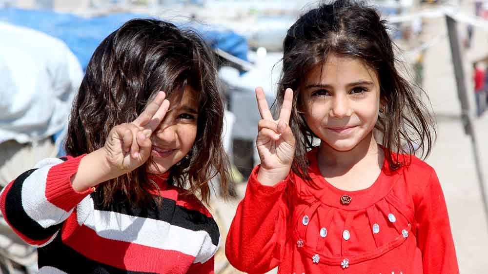 Auch diesen beiden Kindern hat Unicef geholfen