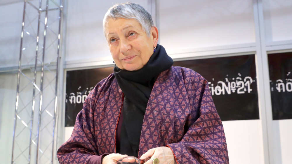 Die Verleihung des Friedenspreises ehre sie sehr, „besonders in der jetzigen Zeit“, sagte russische Schriftstellerin Ljudmila Ulitzkaja