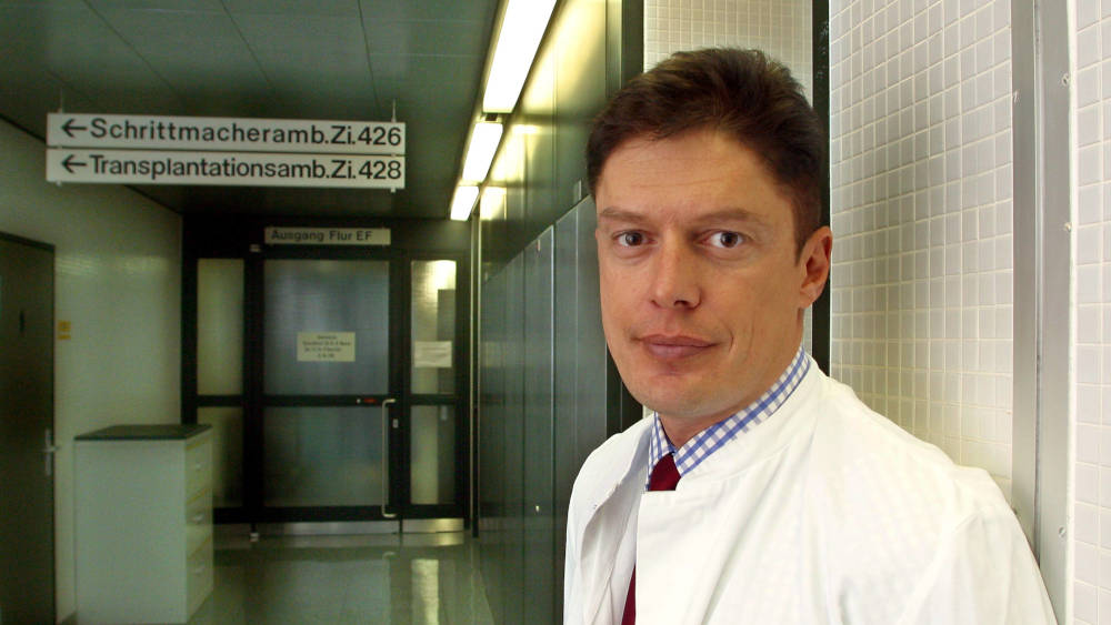 Dr. Bruno Meiser, Leiter des Transplantationszentrums der Ludwig-Maximilians-Universität München.