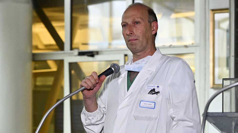 Der behandelnde Arzt Sergio Alfieri