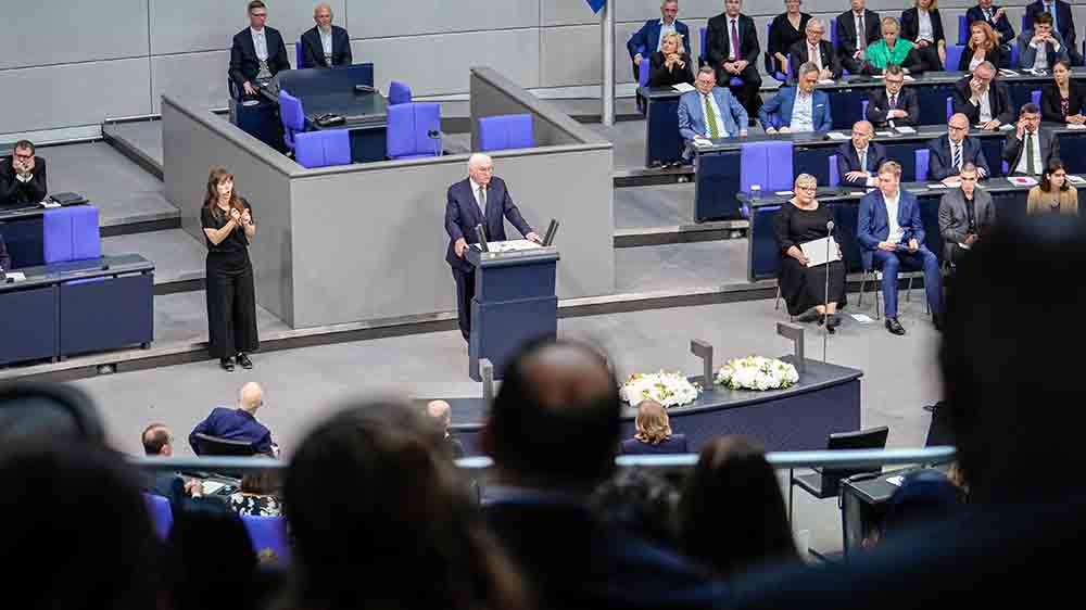 Bundespräsident Frank-Walter Steinmeier nannte den 17. Juni ein "Volksbegehren für die Demokratie"
