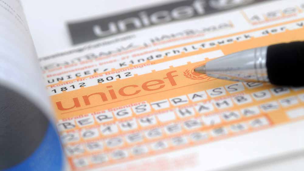 Zahlreiche Spenden hat Unicef im vergangenen Jahr bekommen