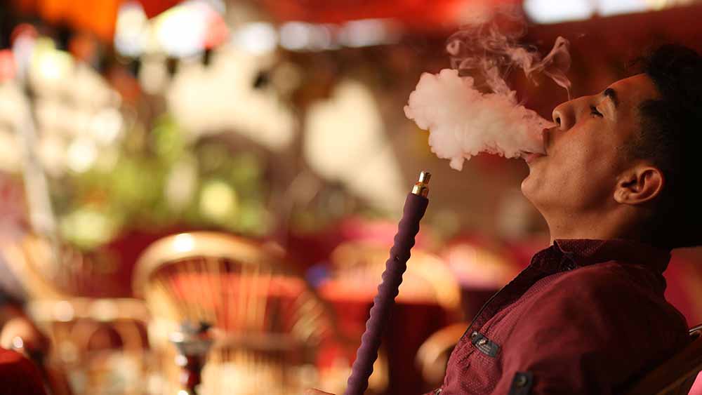 Wasserpfeifen stehen bei Jugendlichen hoch im Kurs