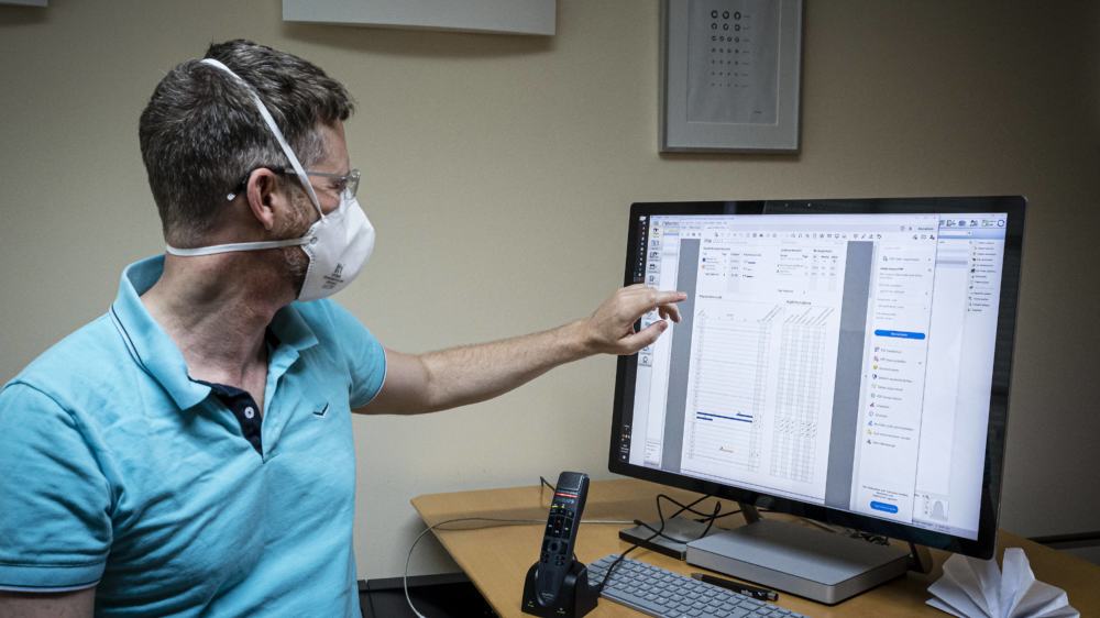 Die elektronische Patientenakte im Einsatz bei einer Sprechstunde