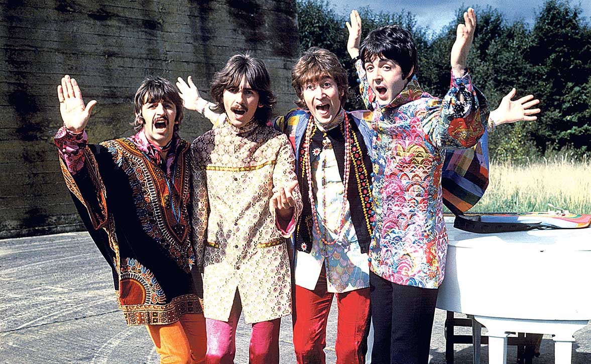 Image - Die „Fab Four“ im Lotussitz